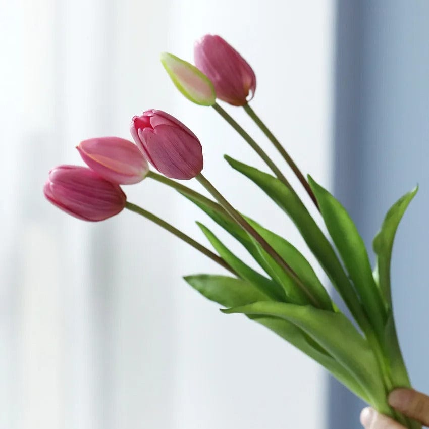 Bouquets de Tulipes artificielle en Silicone