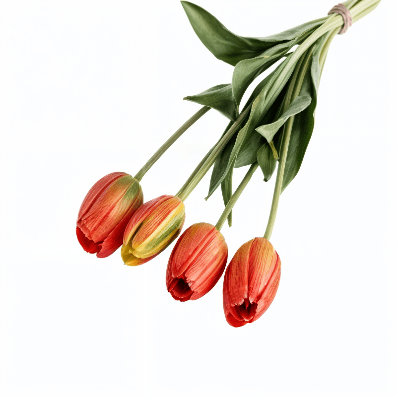 Bouquets de Tulipes artificielle en Silicone