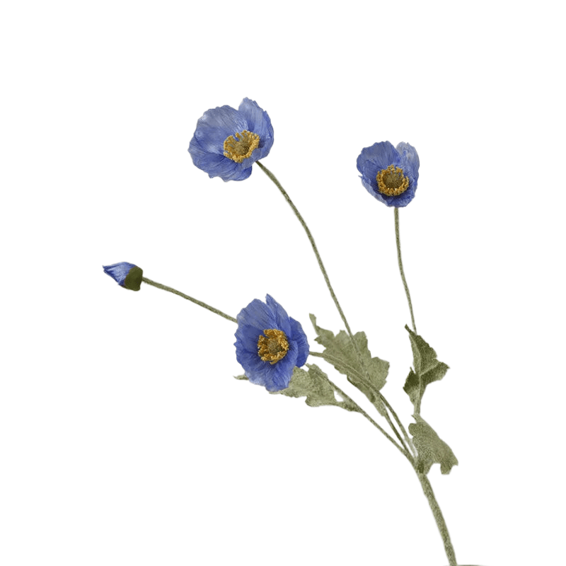 Coquelicot artificielle Bleu
