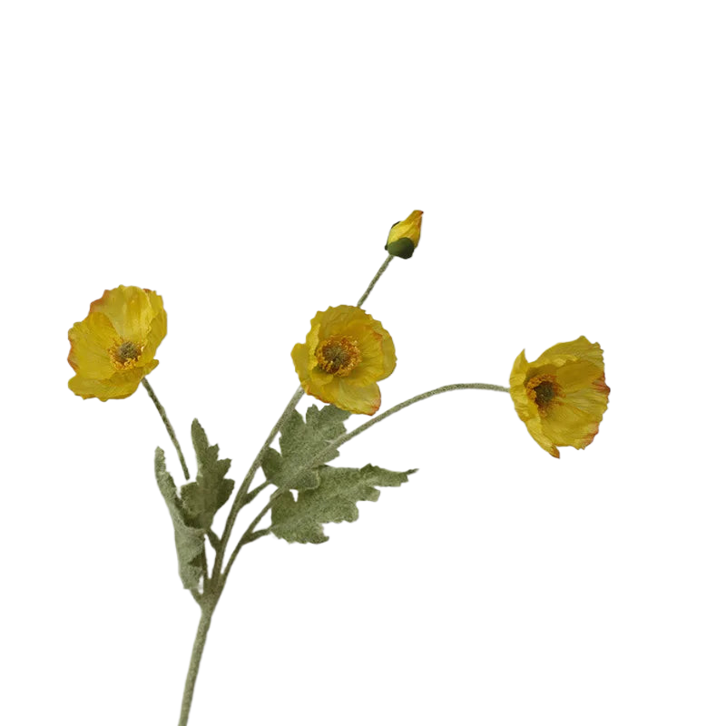 Coquelicot artificielle Jaune