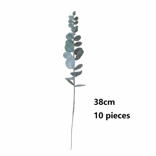 Bouquets d'Eucalyptus artificielle Vert Blanc
